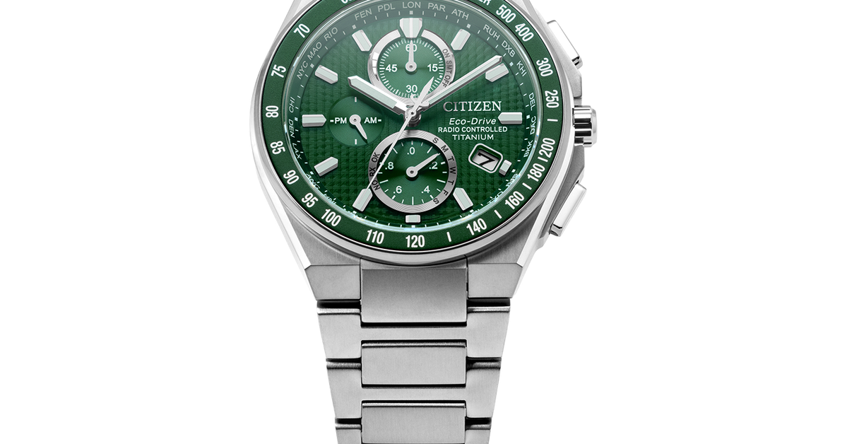 オリベ AT8398-53X Male Super Titanium ™ | green | ø 40.5mm Citizen Onlineshop