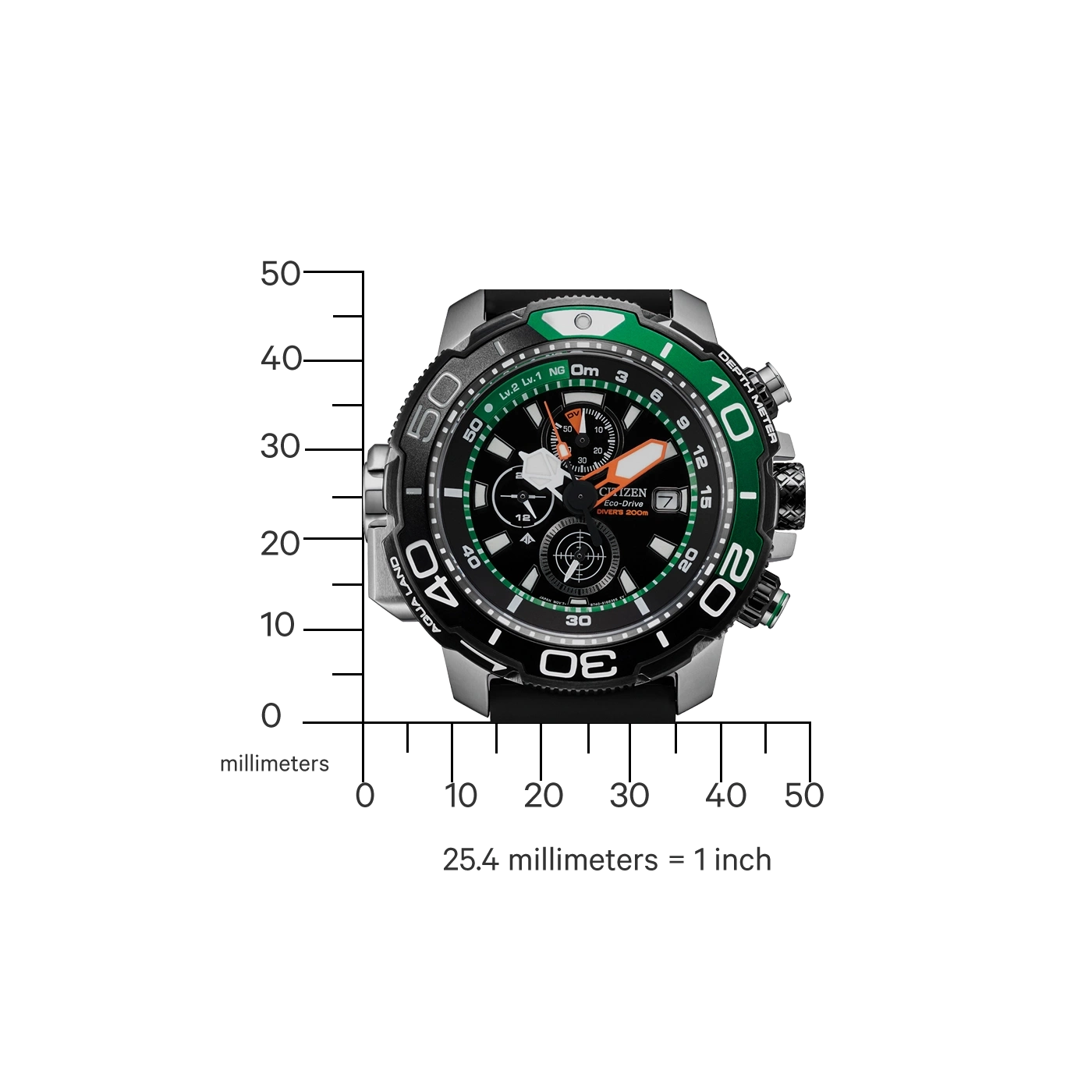 BJ2168-01E Male Rubber band (urethane) black ø 47mm Citizen Onlineshop