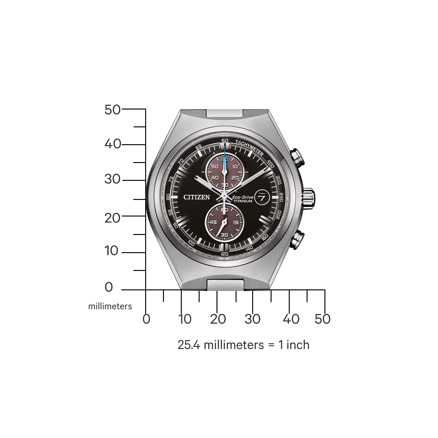 CA7090-87E Male Super Titanium ™ black ø 43mm Citizen Onlineshop