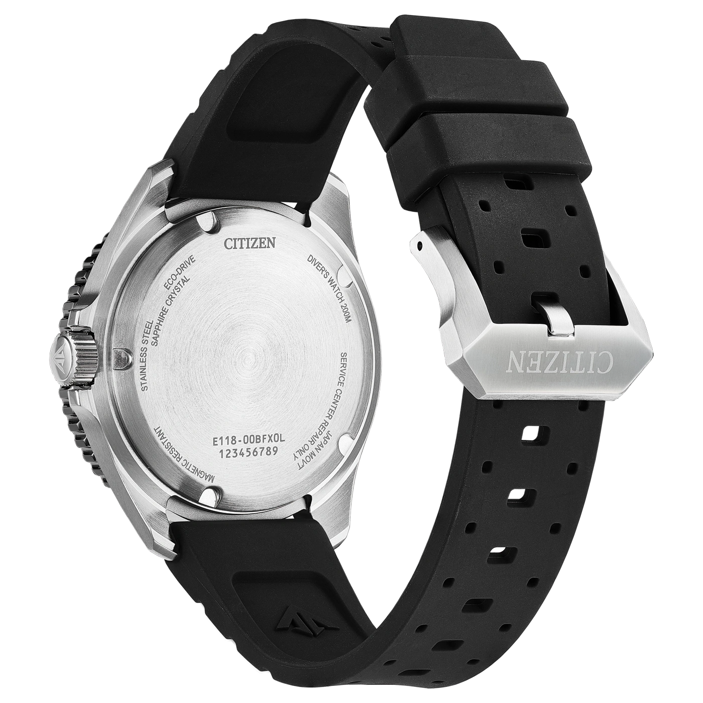 BN0266-07E Male Rubber band (urethane) | black | ø 40.55mm Citizen