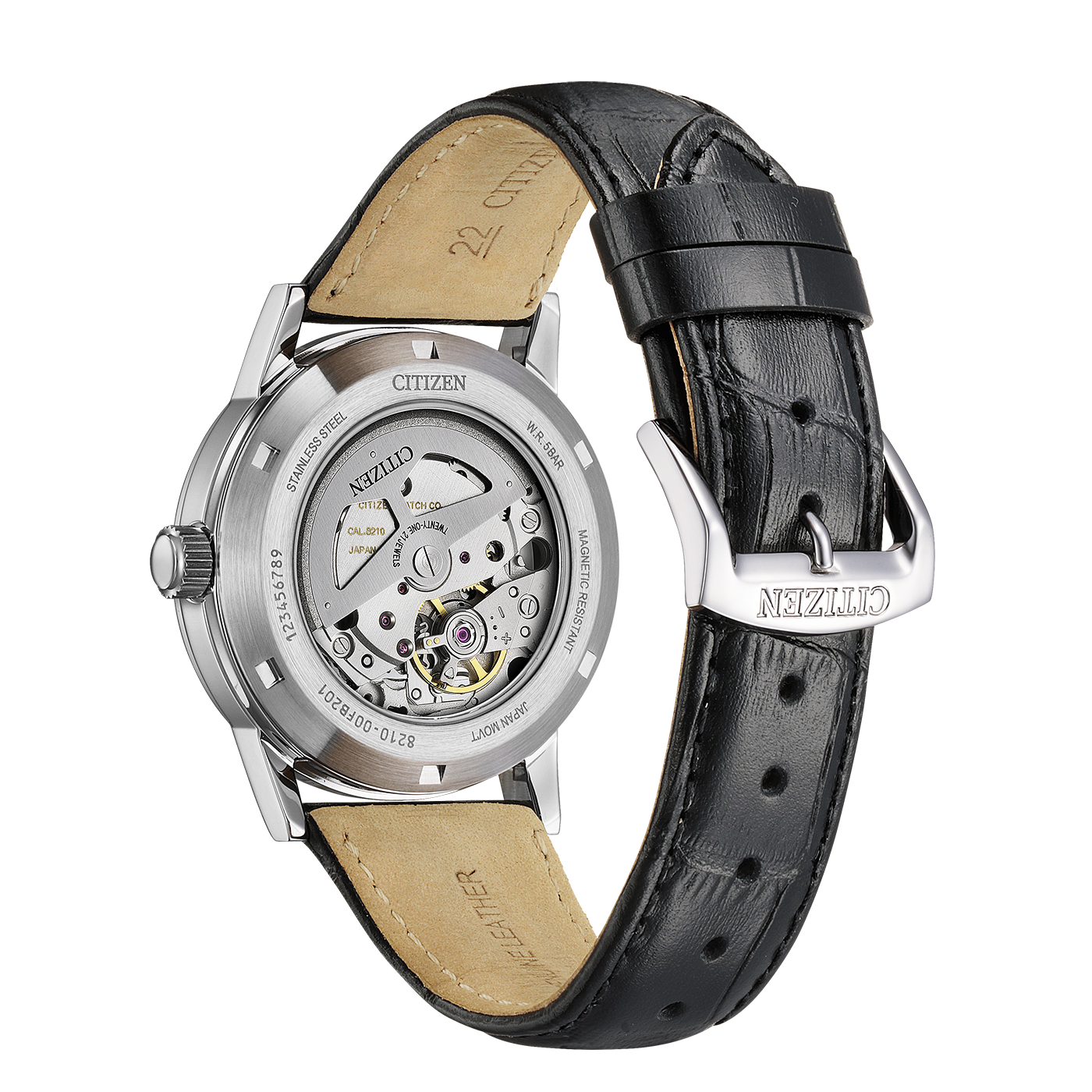 NJ0210-05E Male Leather black ⌀ 40mm