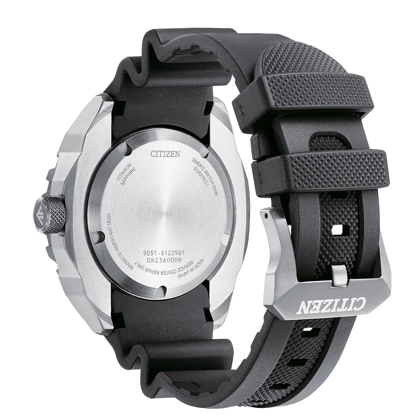 NB6004-08E Male Rubber band (urethane) black ø 46mm Citizen Onlineshop