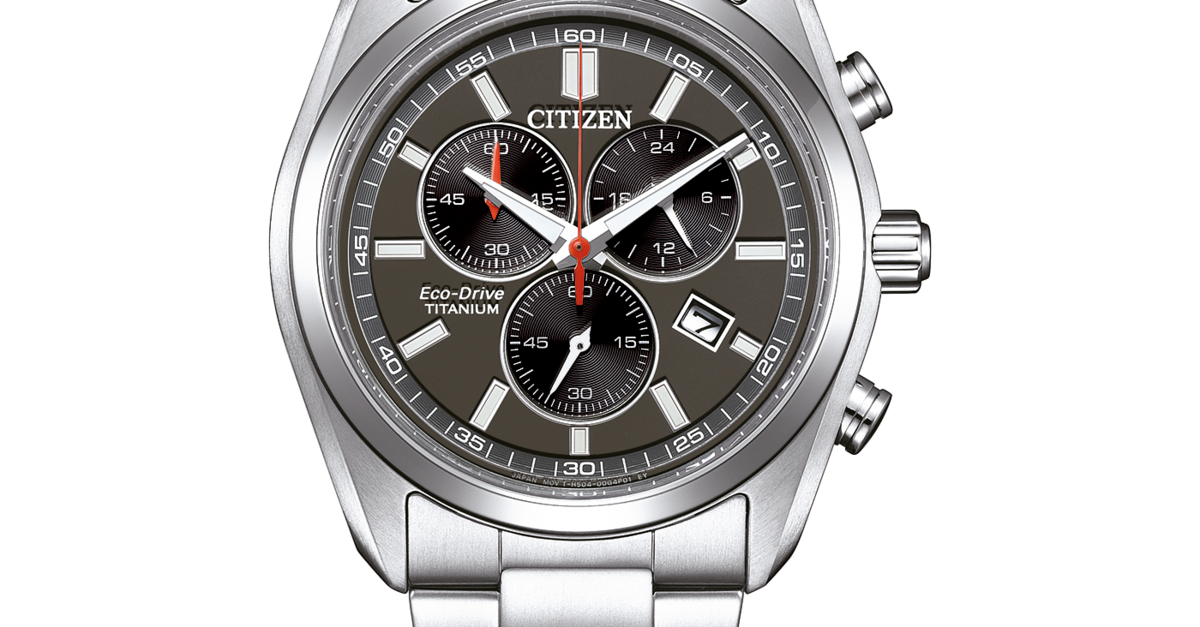 AT2590-59E Male Super Titanium ™ Eco-Drive black ø 40mm Citizen